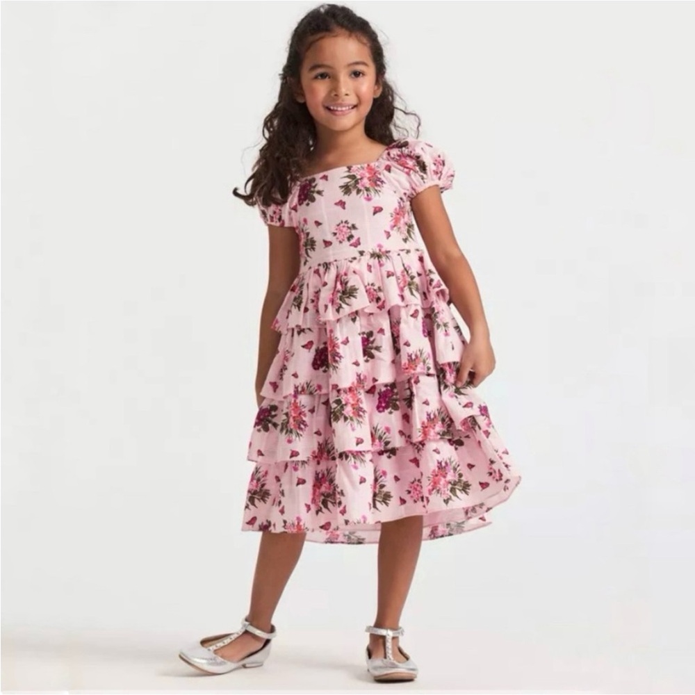 LOVE SHACK FANCY PASCALINO DRESS SIZE 5-6 EUC